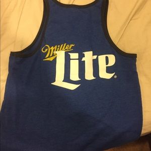 Miller light promotional tank top
